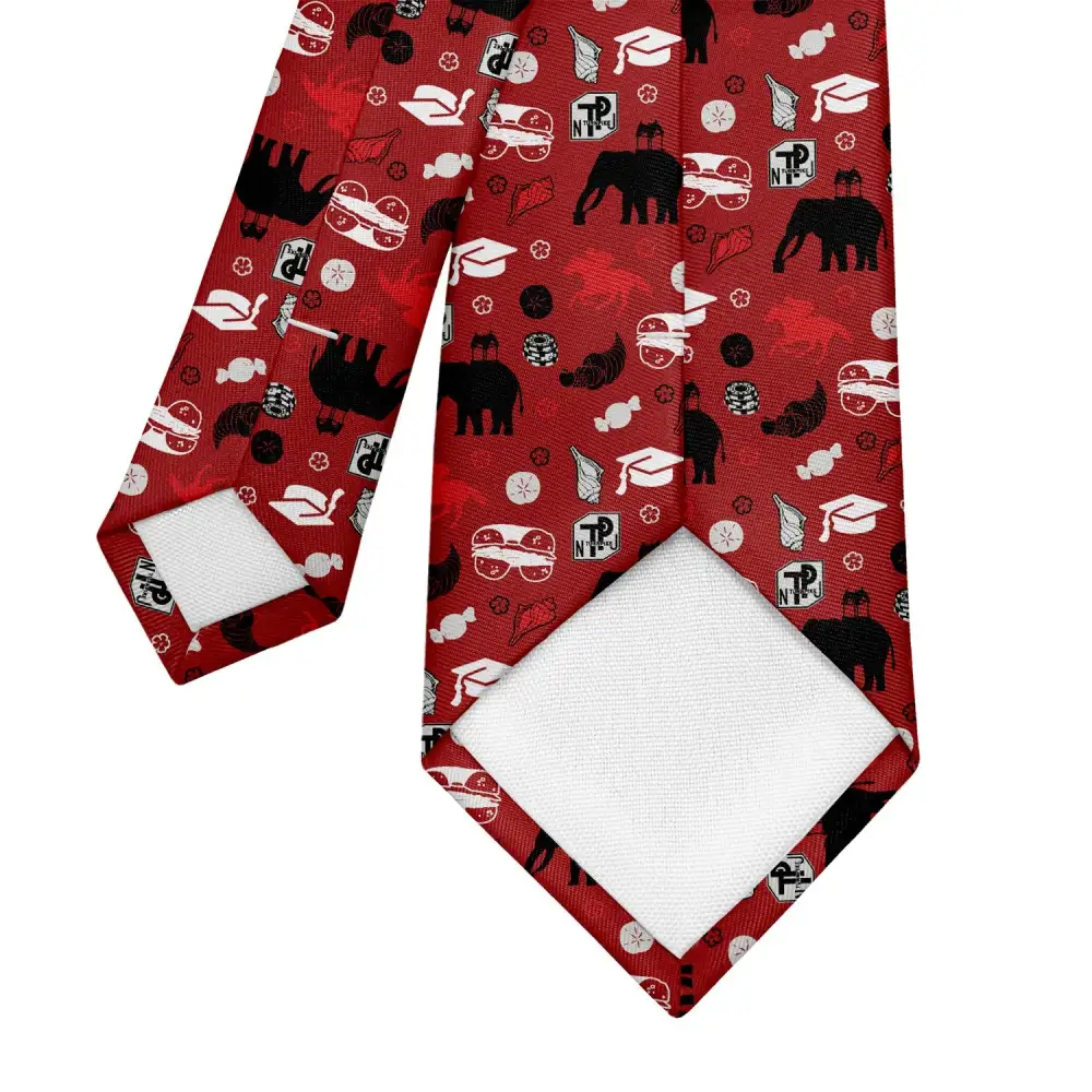 Modern Heritage Emblem Detail Necktie