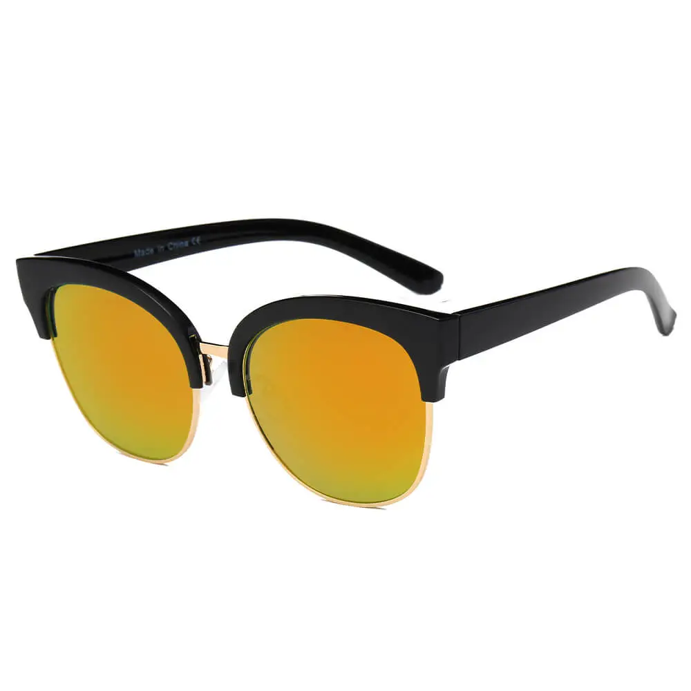 Wide Everyday Tinted Frame Sunglasses