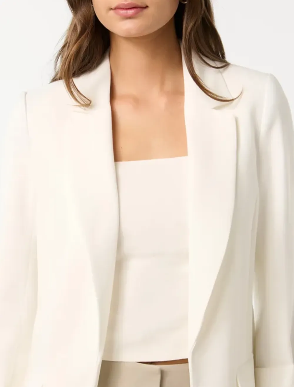 White Regular Blazer