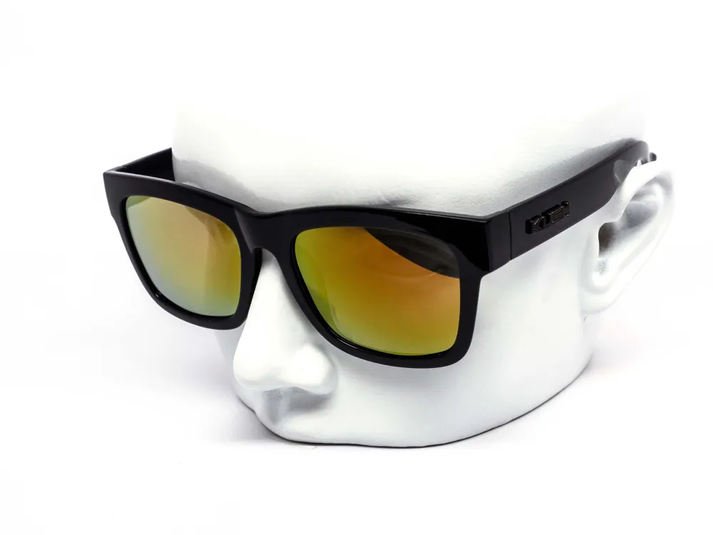 12-Pack All-Black Chunky Mirror Sunglasses