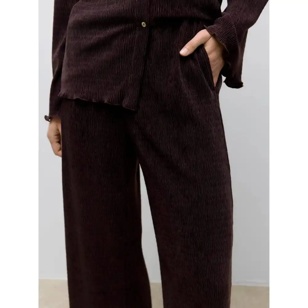 Wide-Leg High-Waist Women's Trousers