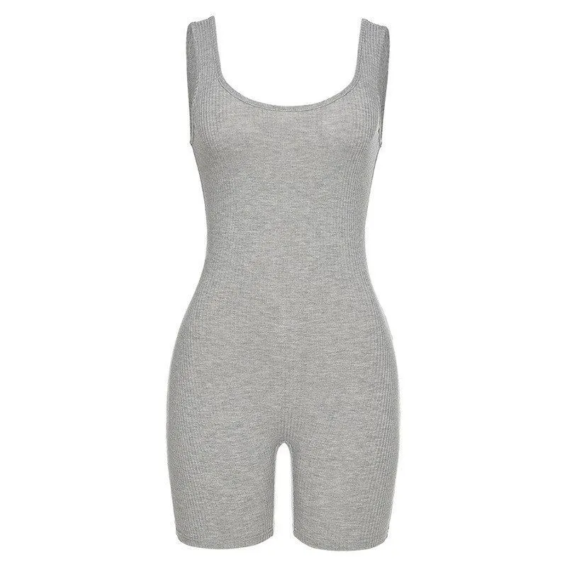 Ribbed Cozy Loungewear Romper