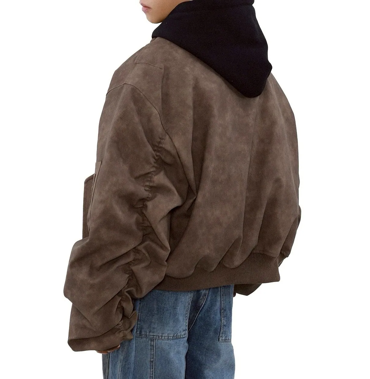 CleanFit Boxy Hooded Short Jacket