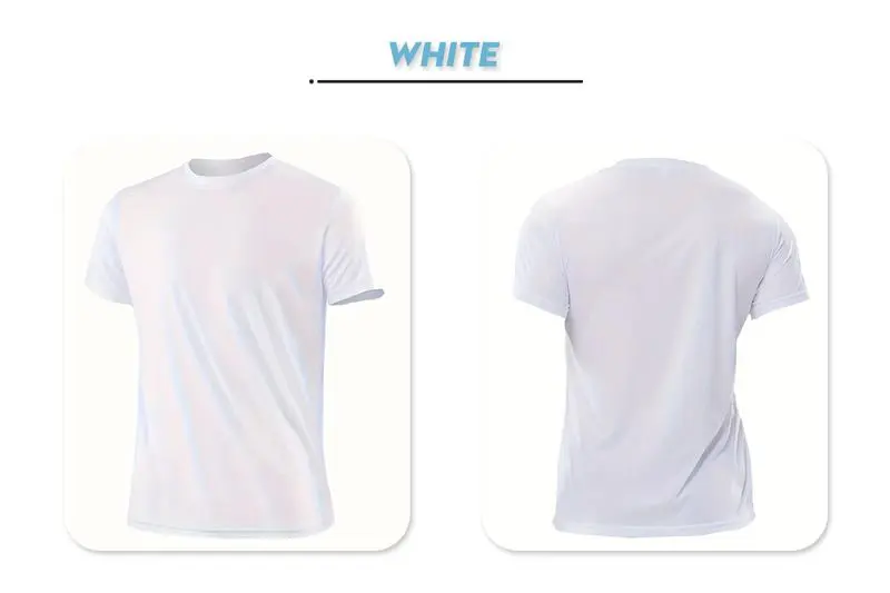 Pack Men’s Highly Elastic Moisture-Wicking T-shirt Soft – Quick-Drying – Breathable Sports Solid Color Short-Sleeved Round Neck Running Fitness Lightweight Top