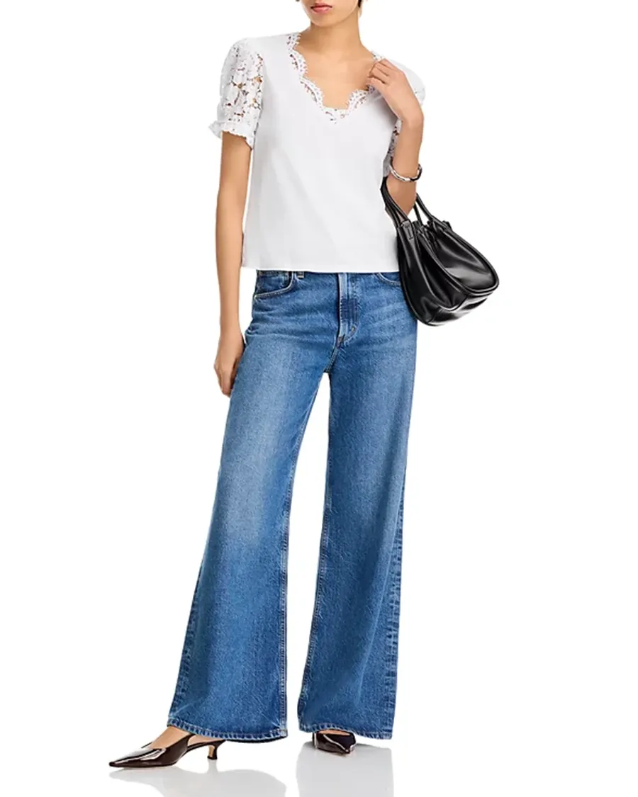 Elegant Style V-Neck Tees