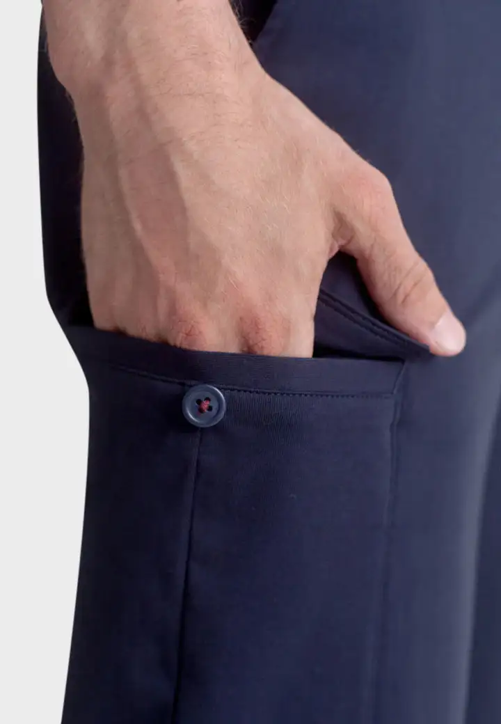 Navy Cargo Pants