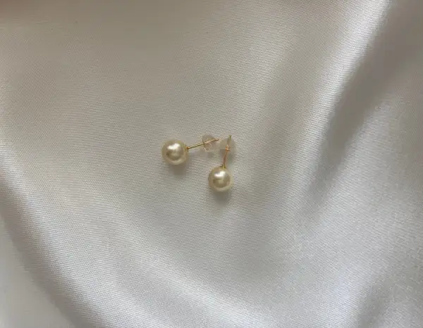 Classic Pierced Or Clip-On Pearl Stud Earrings