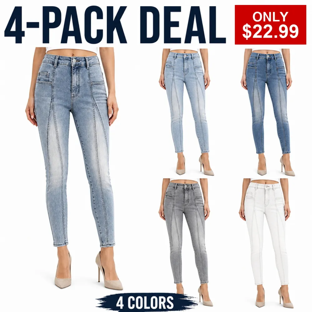 Women's Mid-Rise Stretch Skinny Jeans