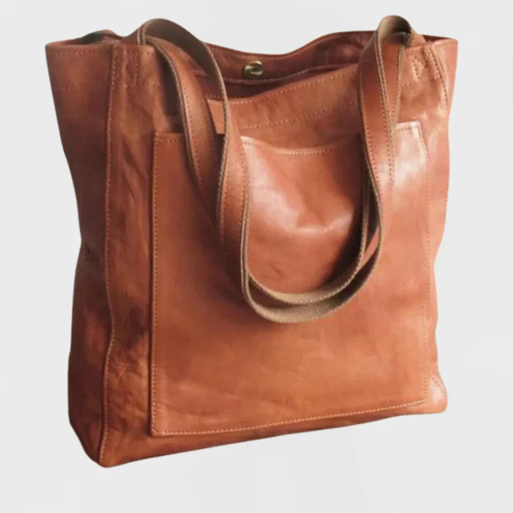 Pebbled Leather Handbag