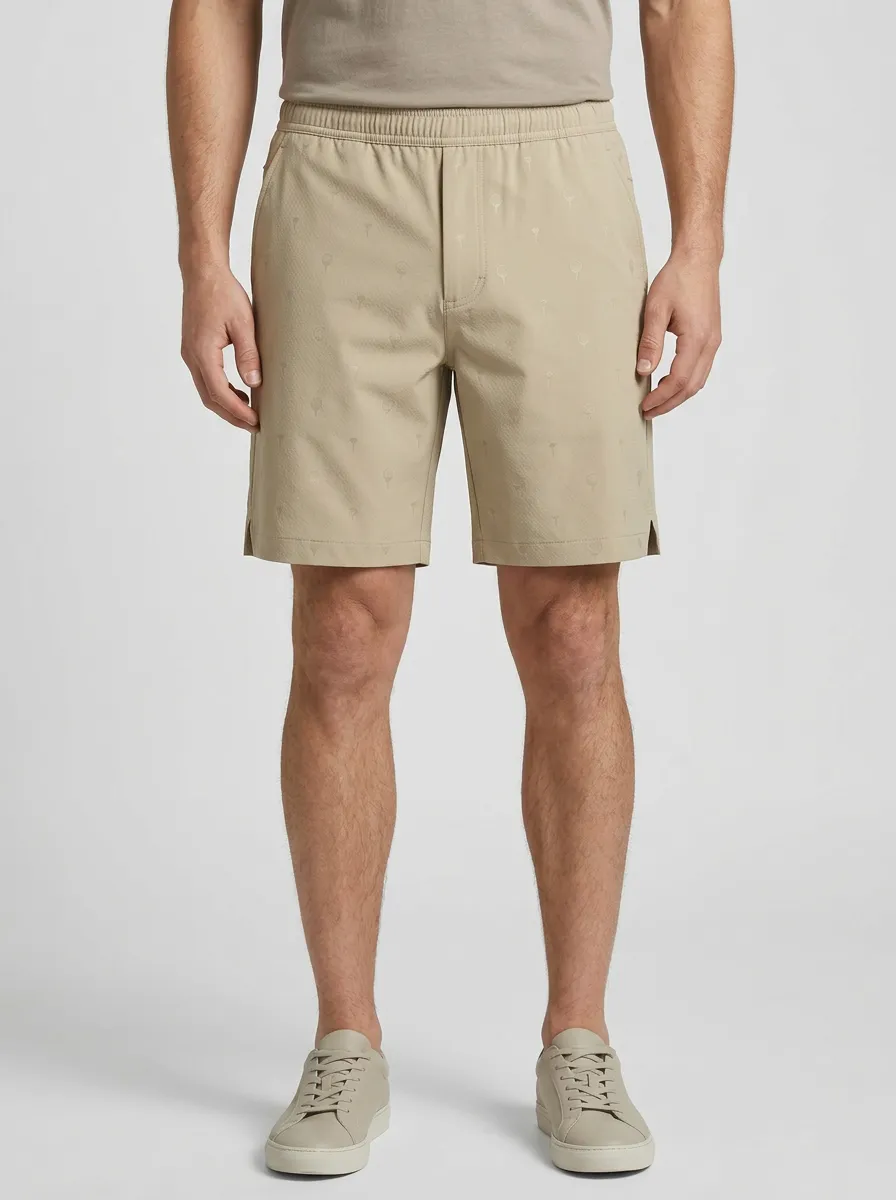 Technical Golf-Ball Golf Athletic Shorts