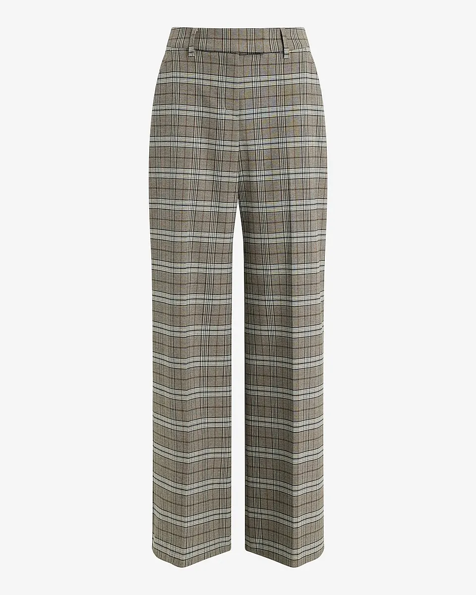 Plaid Blazer Vest + Plaid Relaxed Trouser Pant