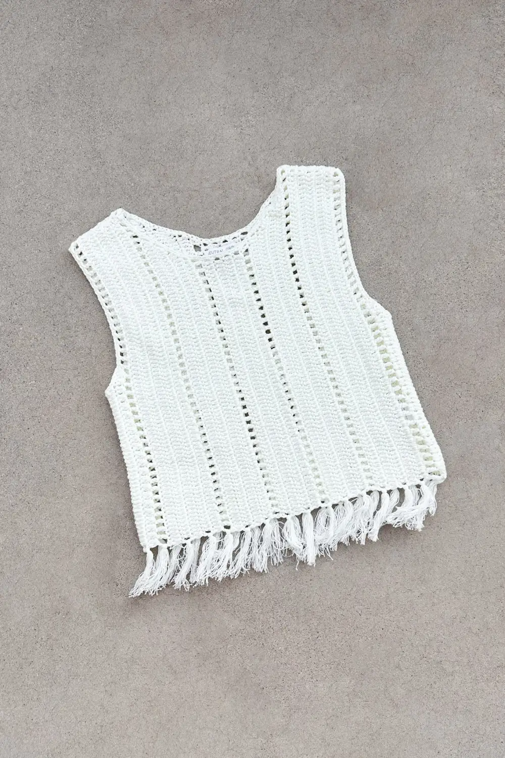 Relaxed Cut Soft Crochet Top