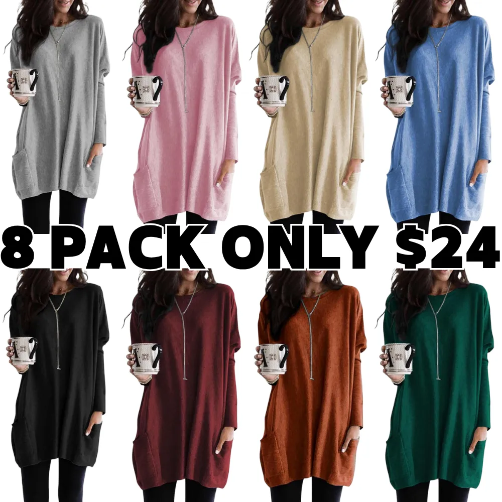 Women's 2025 Winter Outfits Casual Long Sleeve Shirts