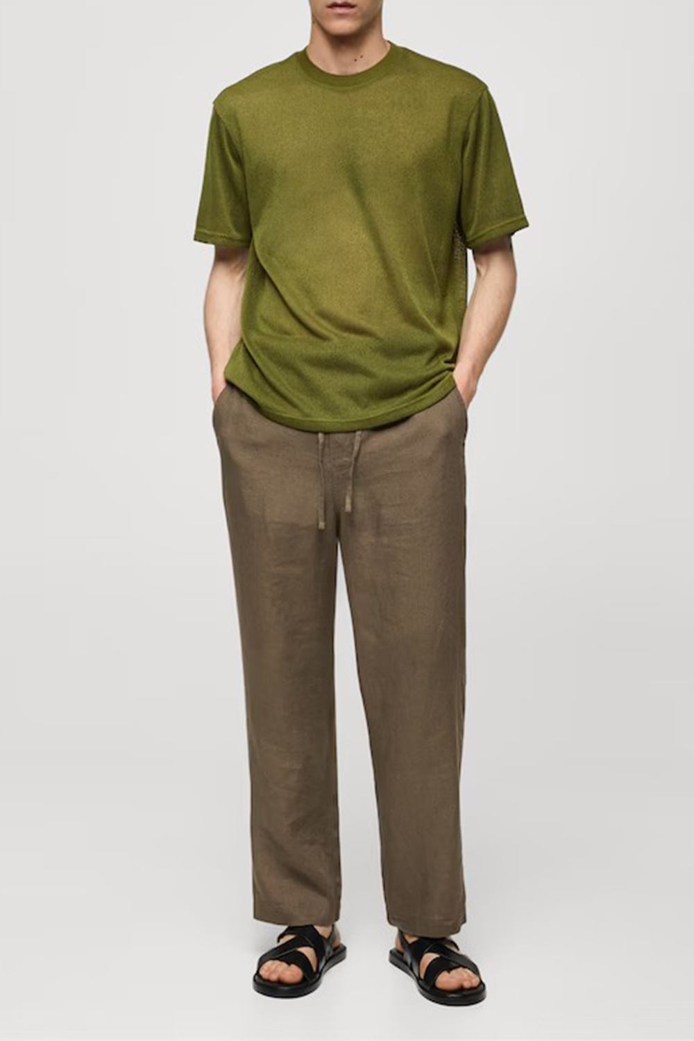 T-Shirt With Regular-Fit Structure