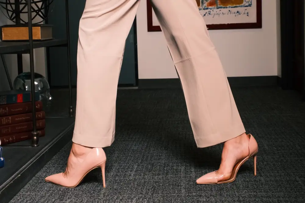 Modern Faux Leather Stiletto Pumps