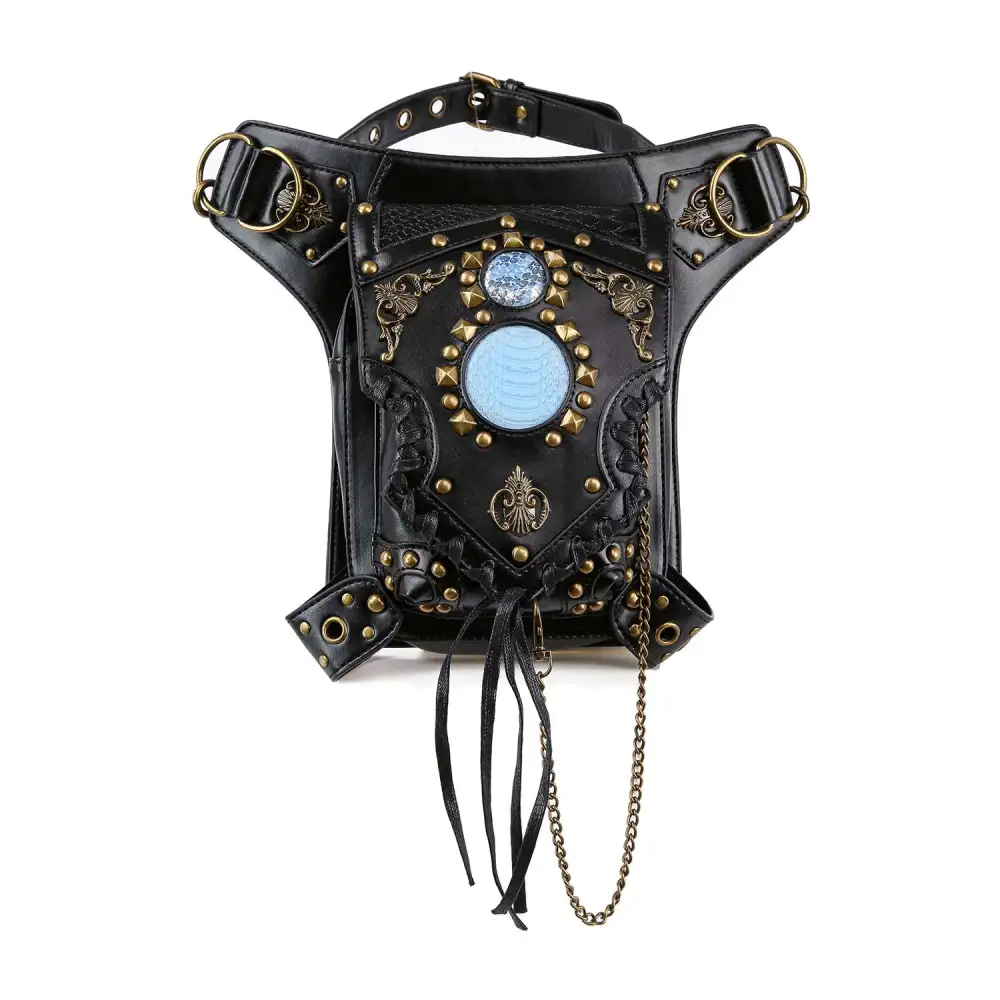 Flap Front Pocketed Convertible Faux Leather Crossbody Bag