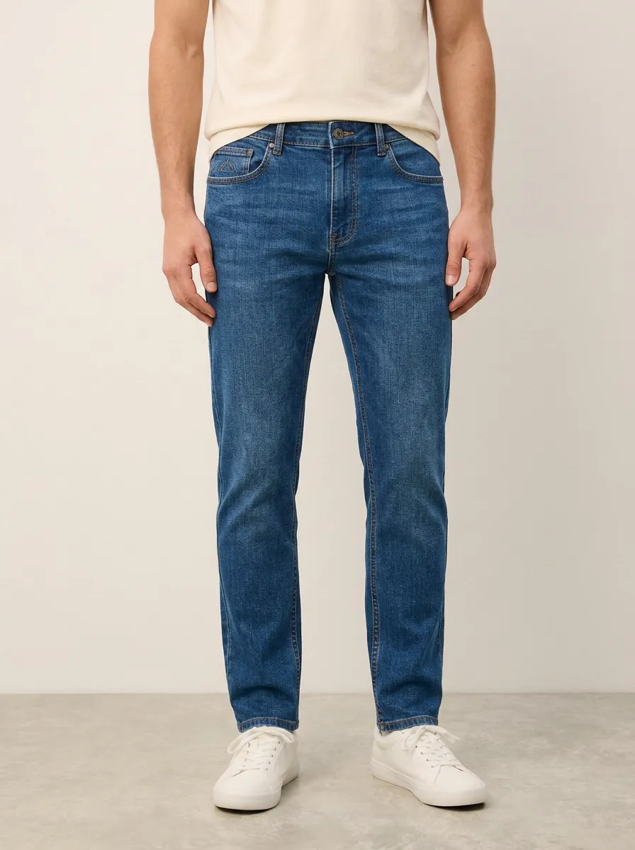 Men's Streamlined All Day Casual Wear Stretch Denim Jeans