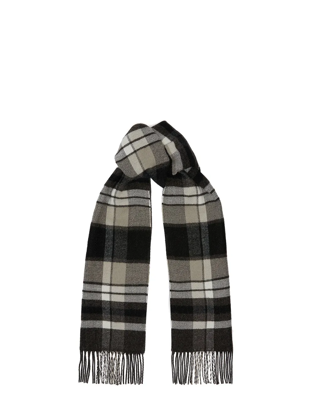 Men'S Vintage Checkered Thick Scarf