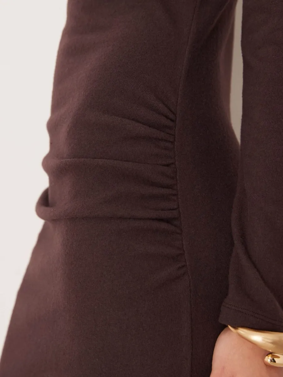 Ruched Fitted Maxi Dress