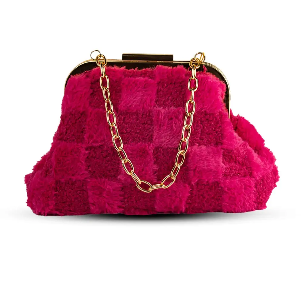 Practical Daily Fur Handbag