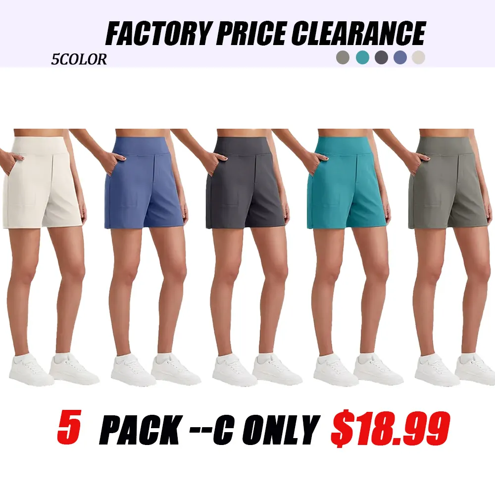 Women's Sports Shorts High-Waist Running Yoga Shorts Summer Casual Bermuda Shorts