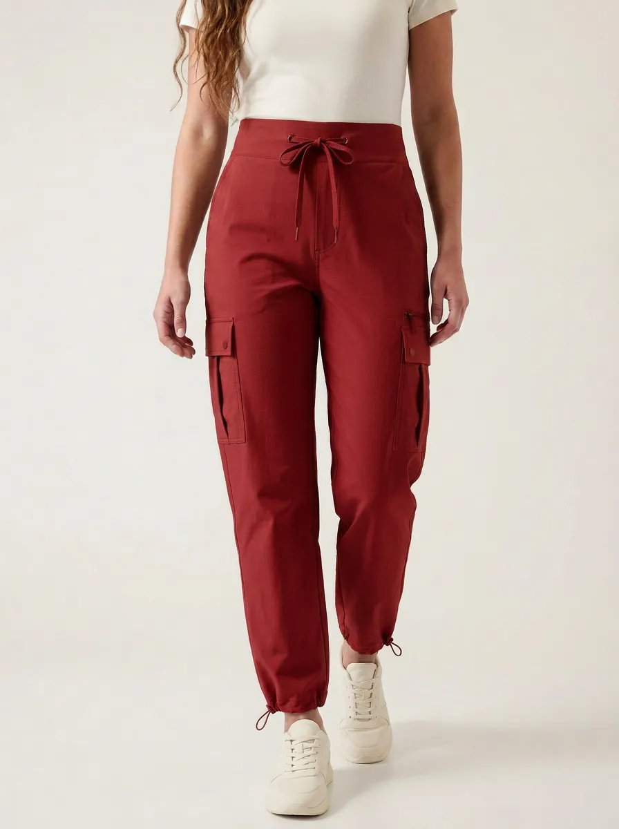 Women's Refined Multi-Pocket Cargo Cargo Work Pants