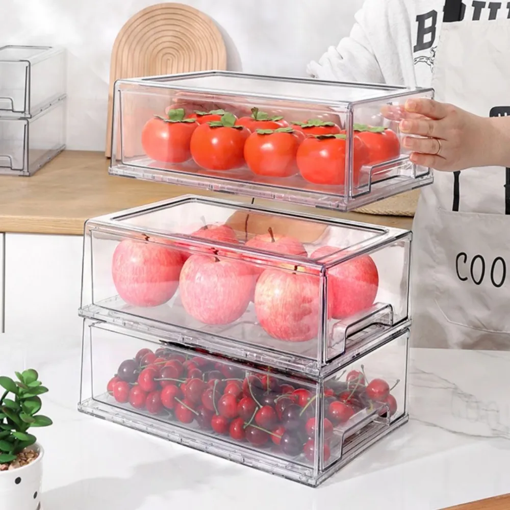 Clear Fridge Storage Container Collection