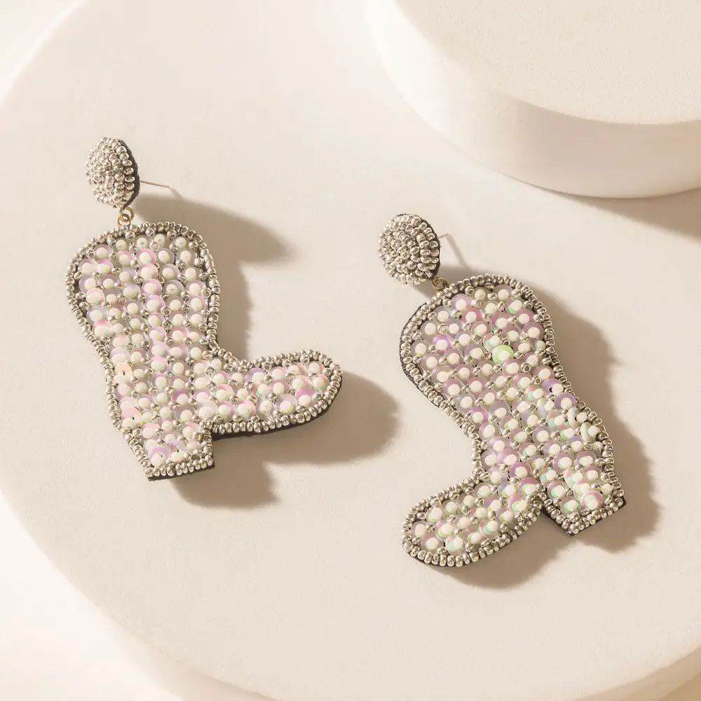 Western Pearl Accent Earrings