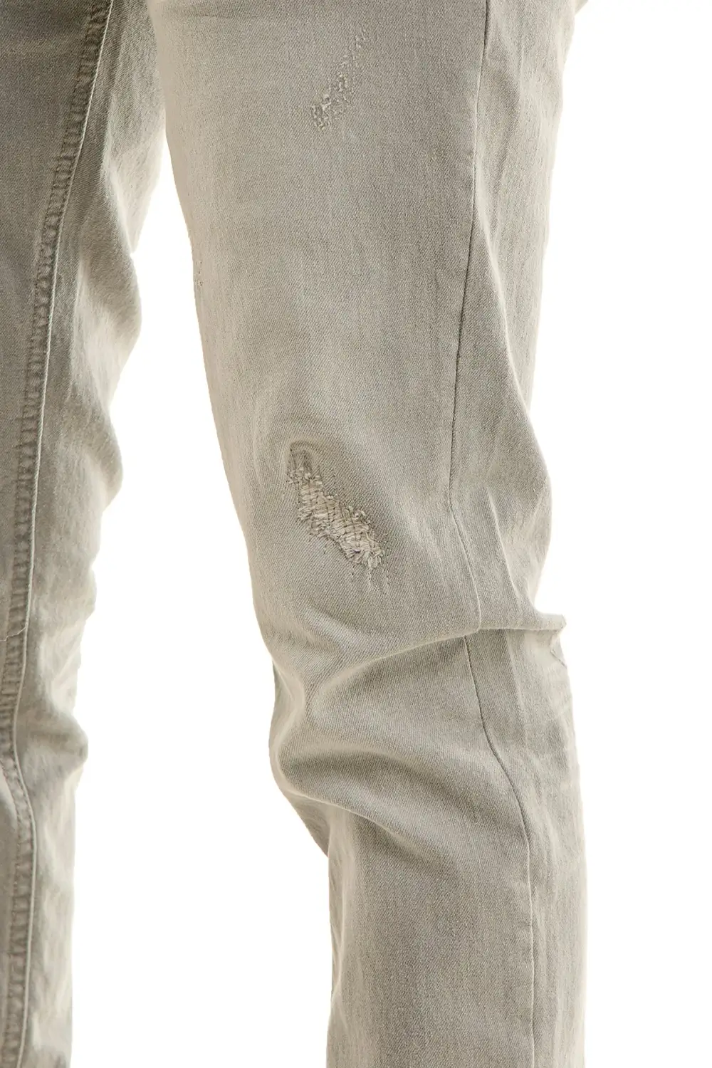 Men's Clean Skinny Distressed Stretch Jeans