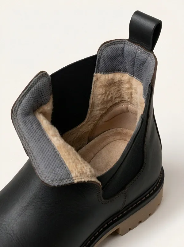 Unisex Chelsea Lug Sole Work Boots