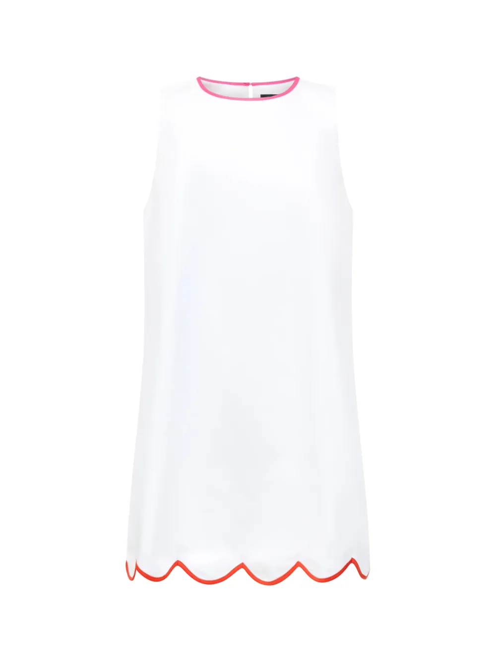 Lightweight A-Line Round Hem Mini Dress