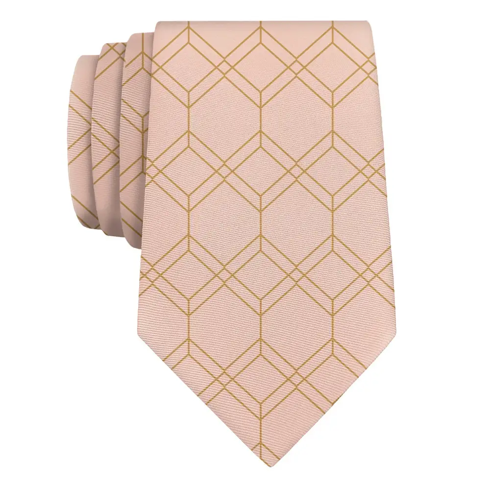Modern Geometric Statement Necktie