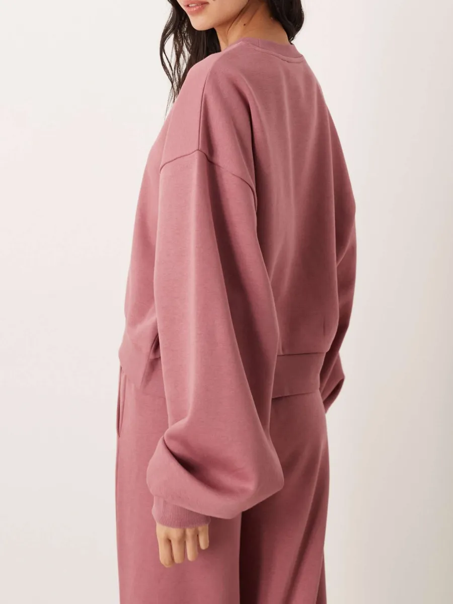 Dropped Shoulder Loose Sweatshirt