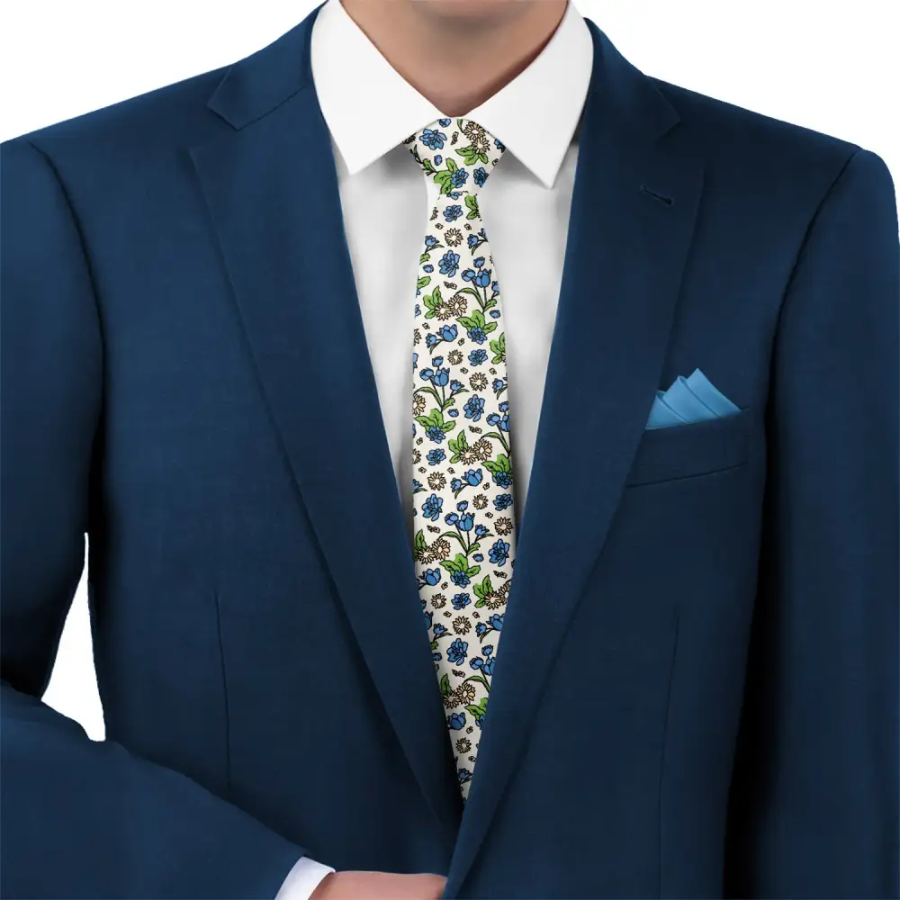 Elegant Floral Style Necktie