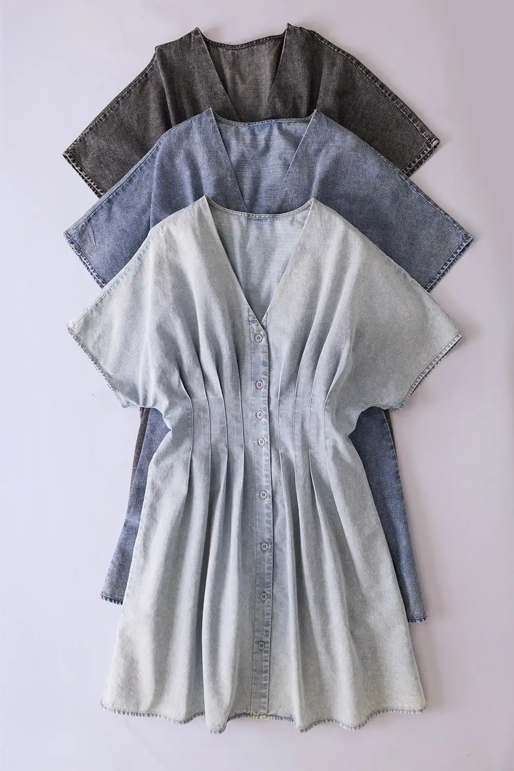 Chambray Button Down Dress
