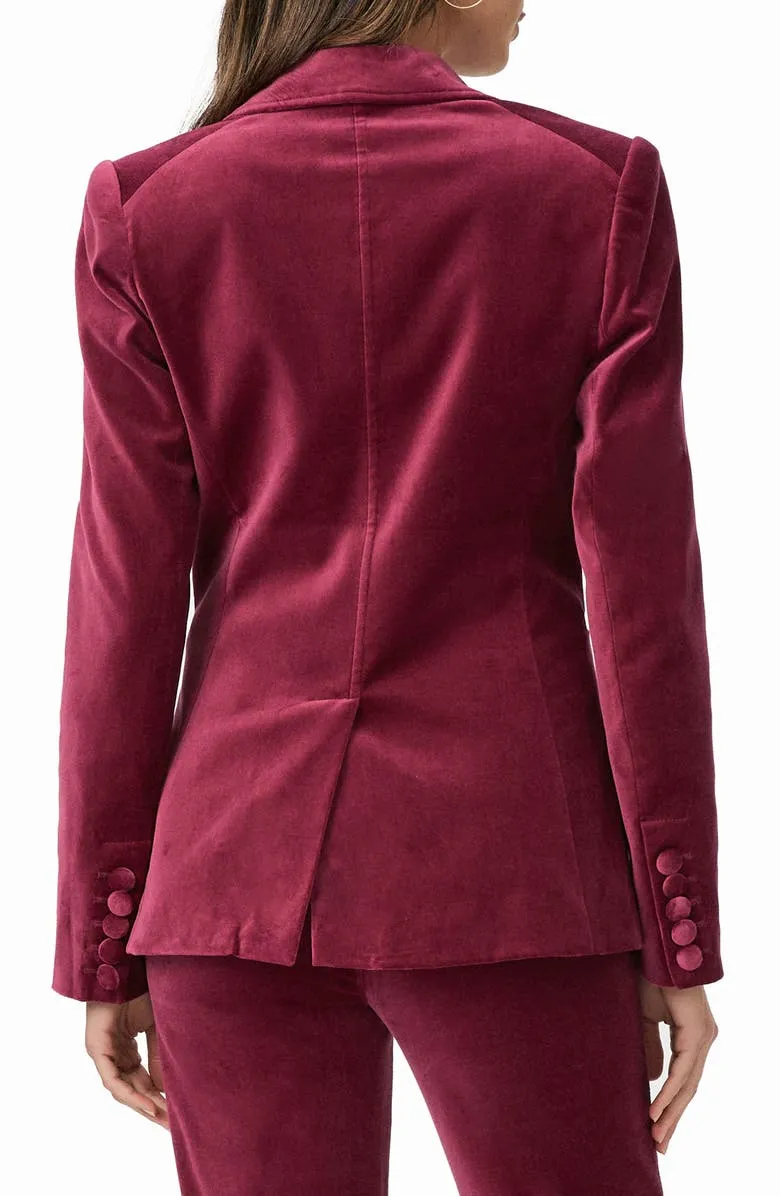 Stretch Casual Style Velvet Blazer