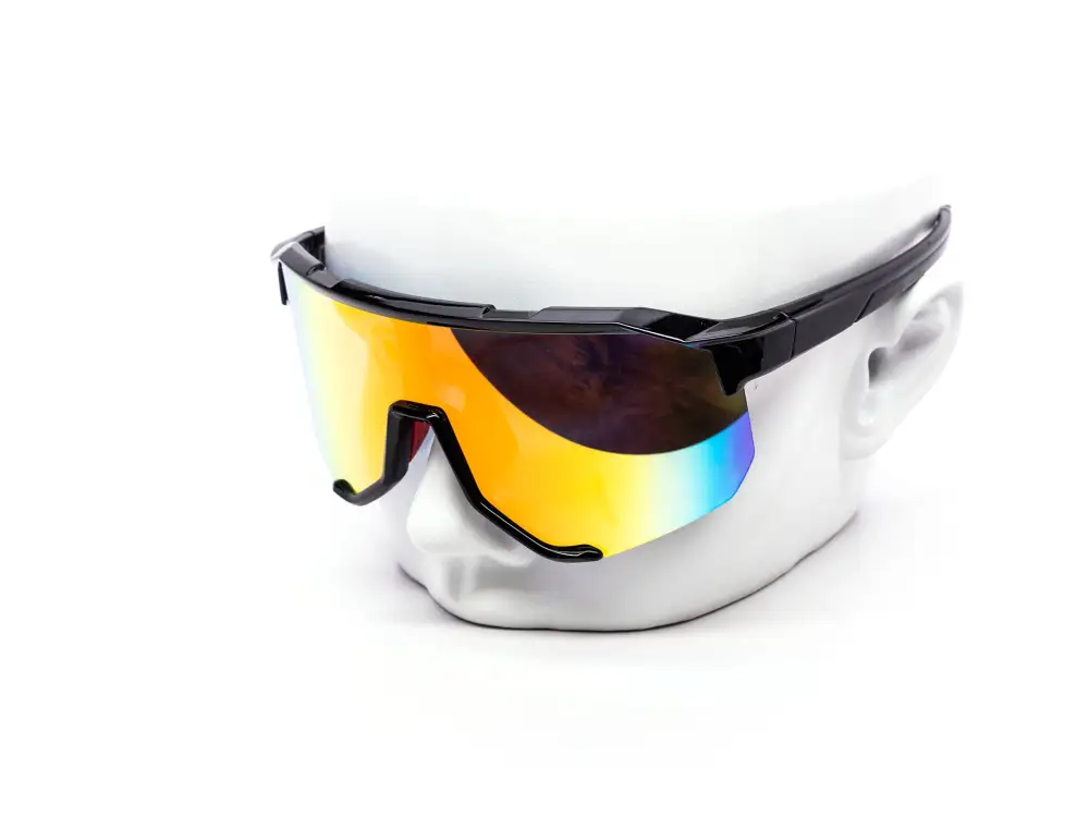12-Pack Oversized Sport Shield Mirror Performance Sunglasses