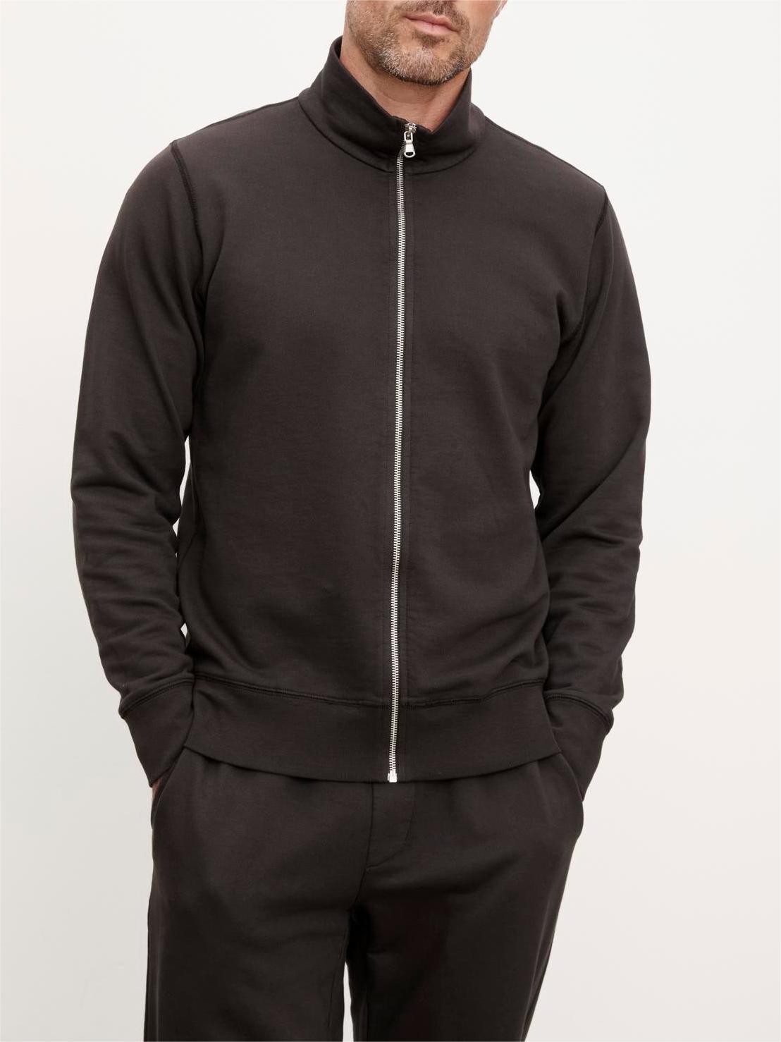 Men's Stylish Half Collar Knit Coat