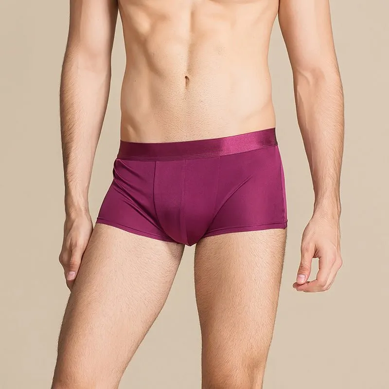 Smooth Silk Mid Rise Boxer Briefs