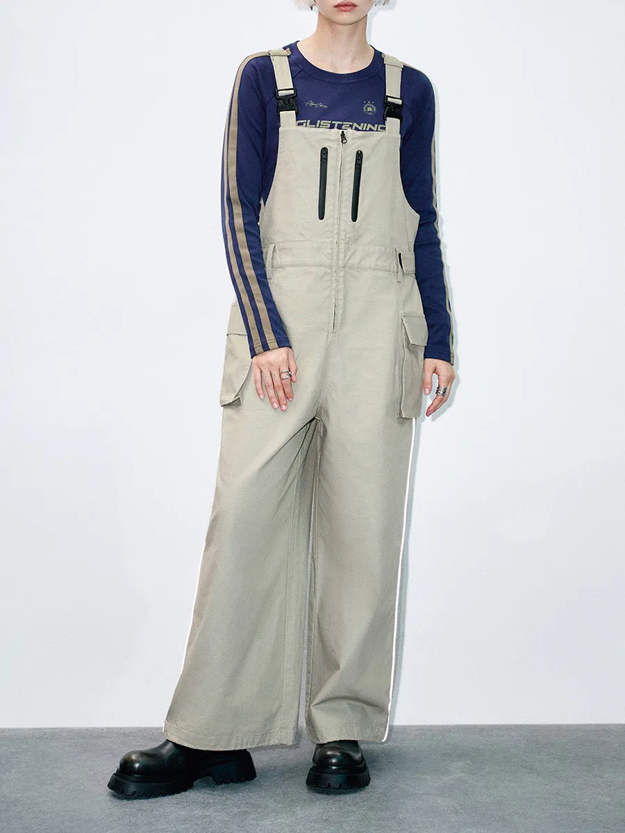 Casual Street Style Cargo Overalls