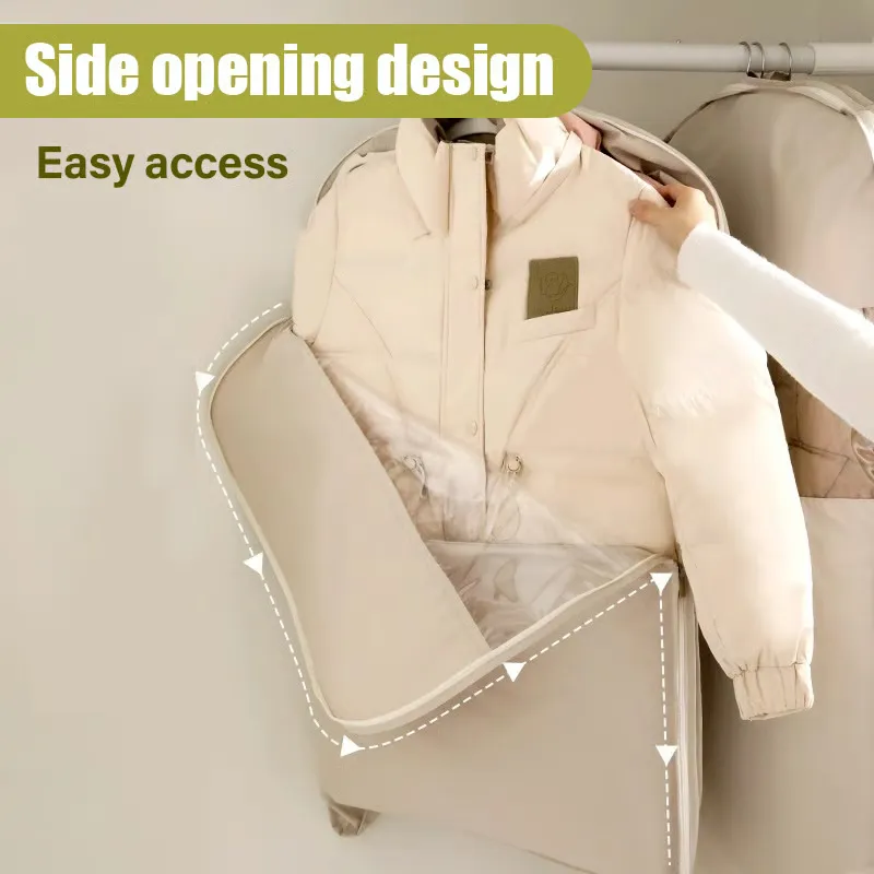 🏆Flash Sale⚡ 50K+ SOLD! Almost Gone-💥🔥2025 Space Saving Hanging Garment Bag with Self Compression Zipper,Best gifts