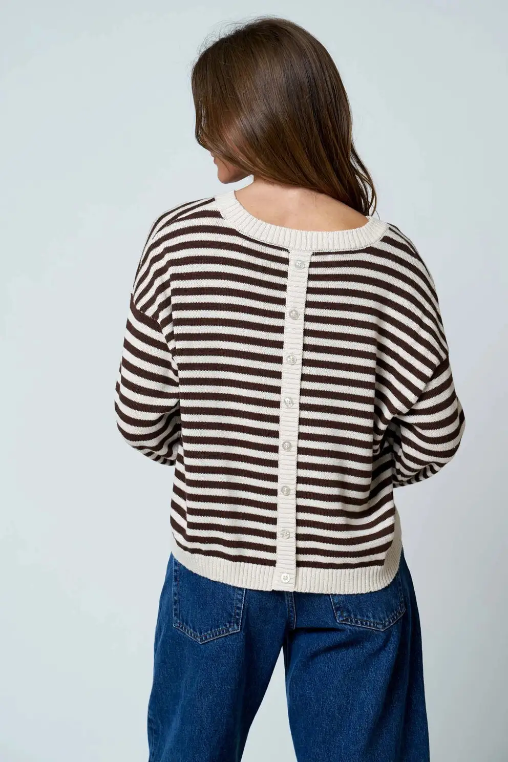 Relaxed Stripe Sweater Sweaters