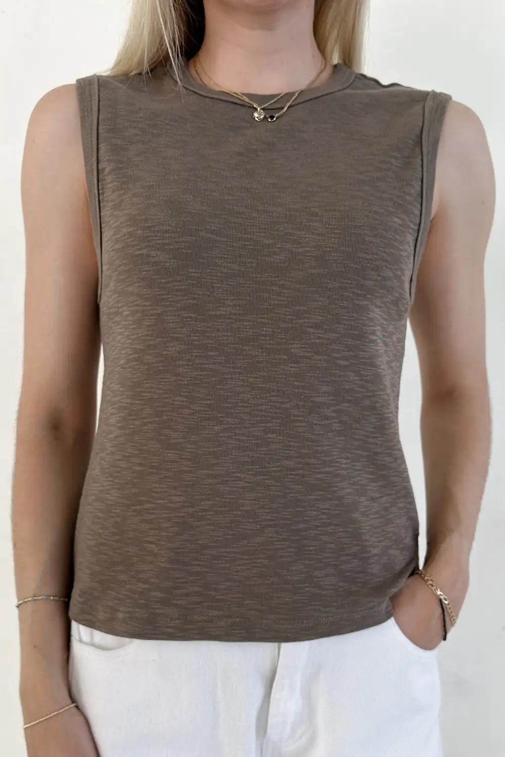 Easy Shape Soft Cotton Tank Top