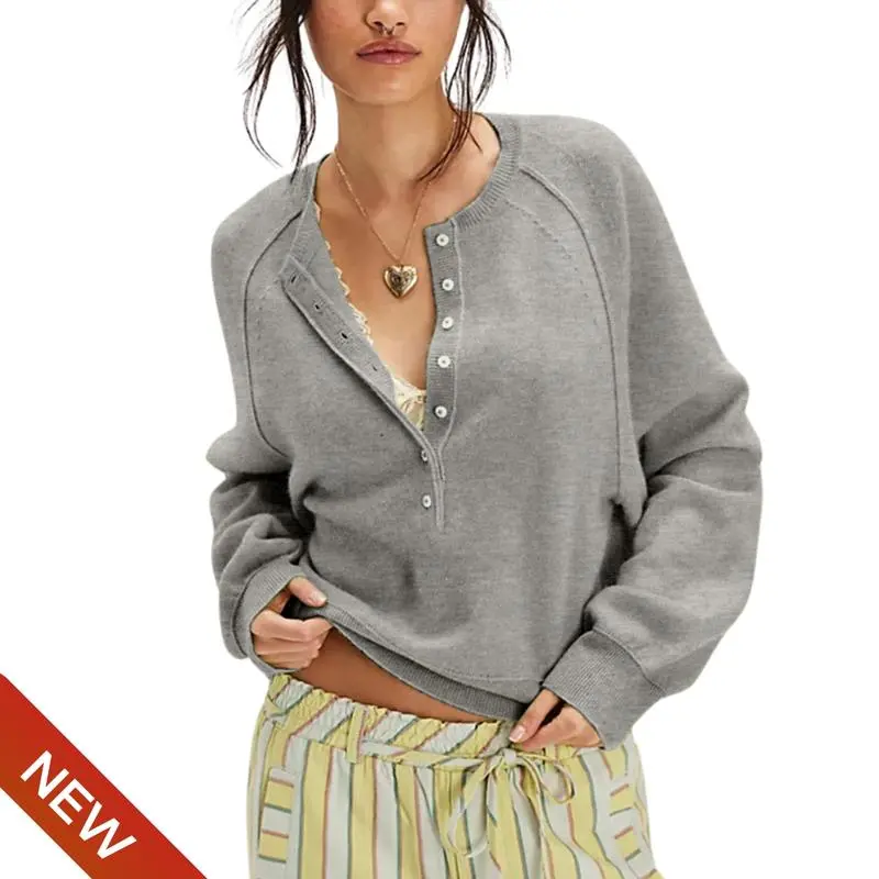 🔥 Limited-Time Sale — 40% OFF! 🔥 Women’s Long Sleeve Knitted Sweater Top — Effortless Elegance. Everyday Comfort.