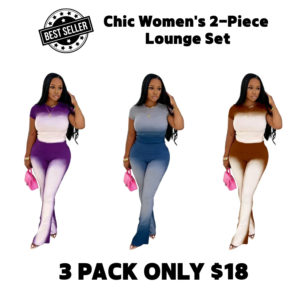 Chic Women's 2-Piece  Lounge Set