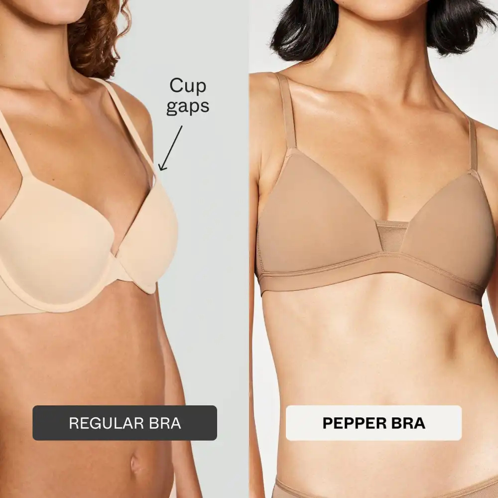 Feelgood Wirefree T-Shirt Bra Black
