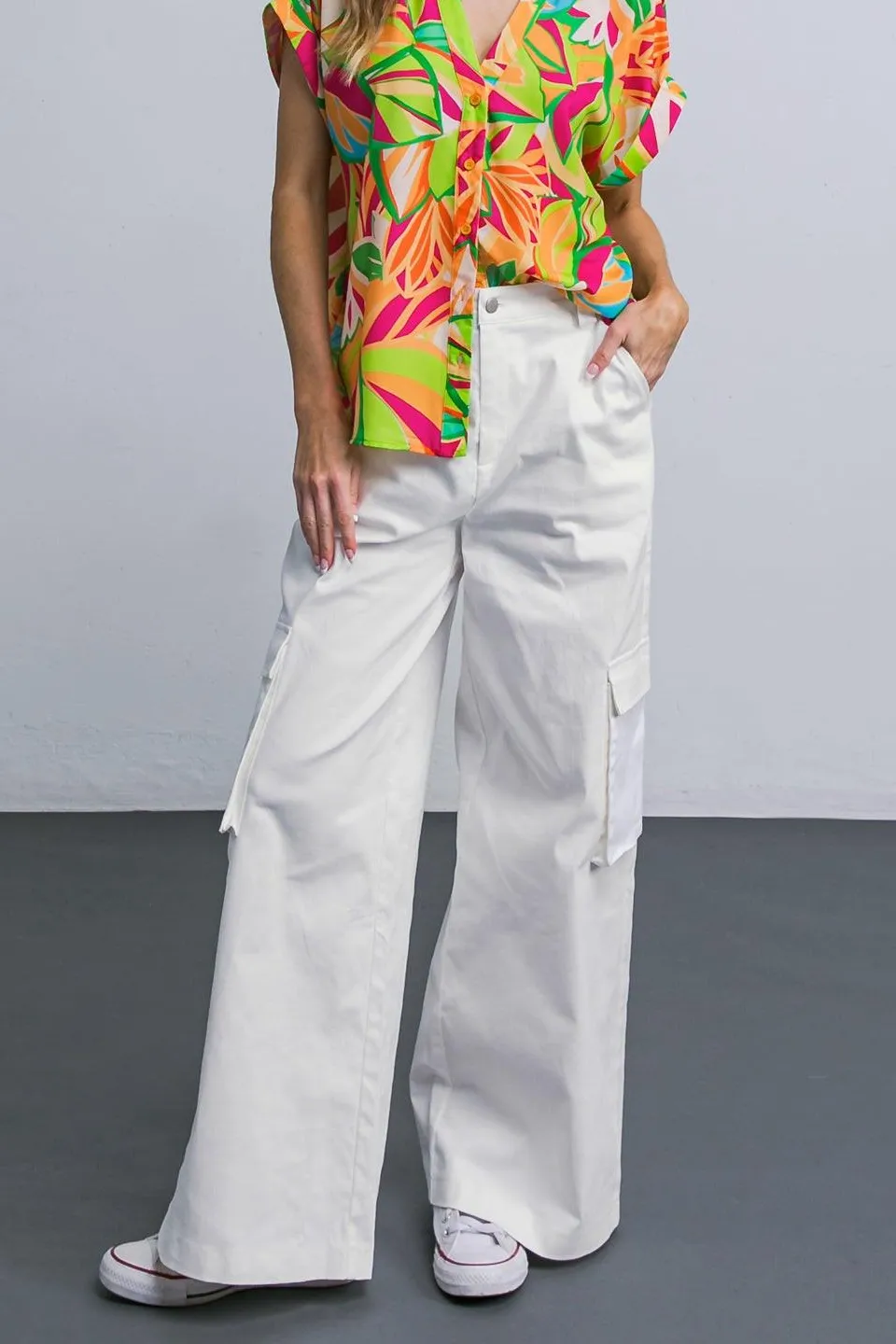 Adorable Posh Woven Cargo Pants