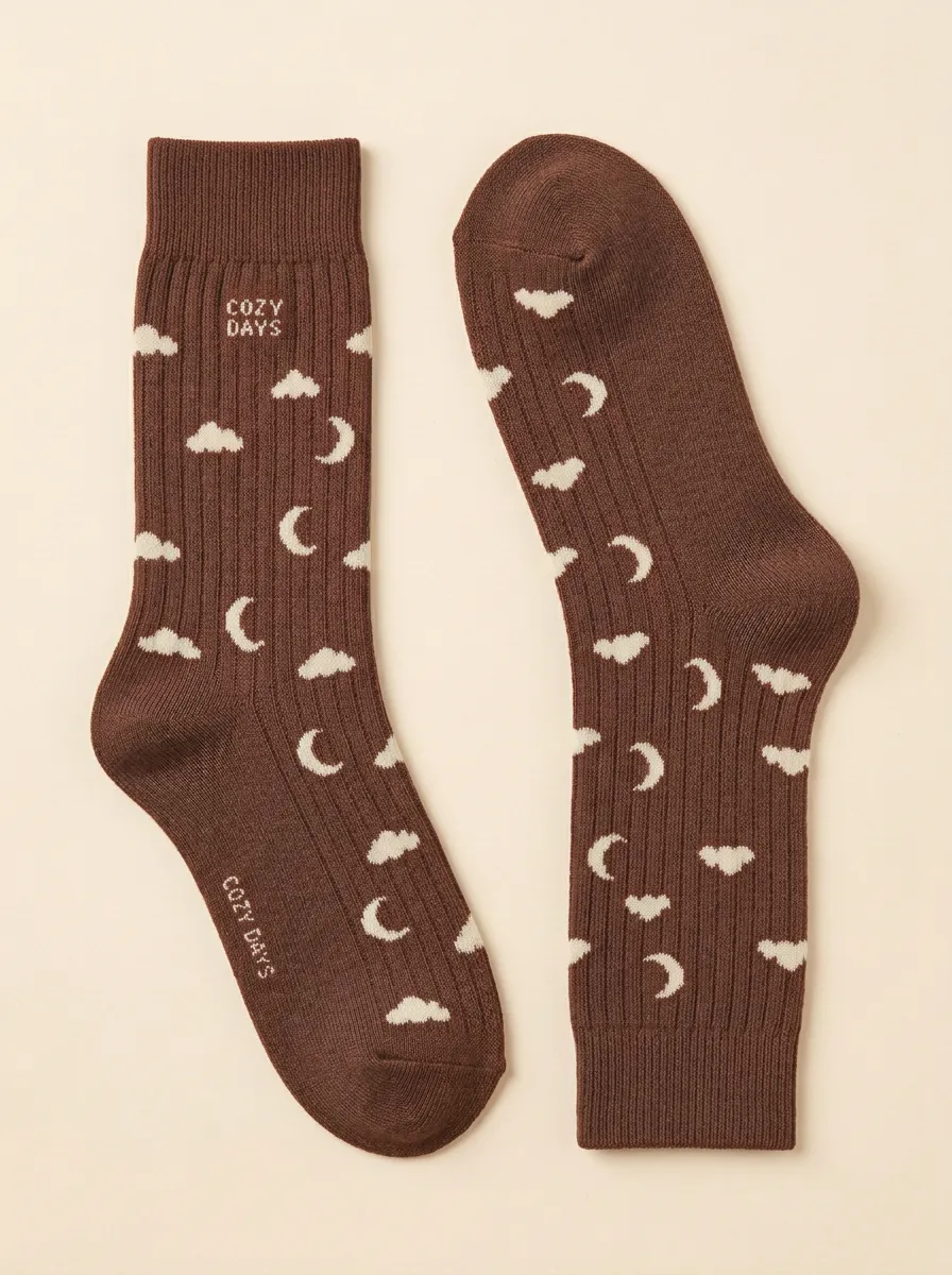 Textured Classic Casual Socks