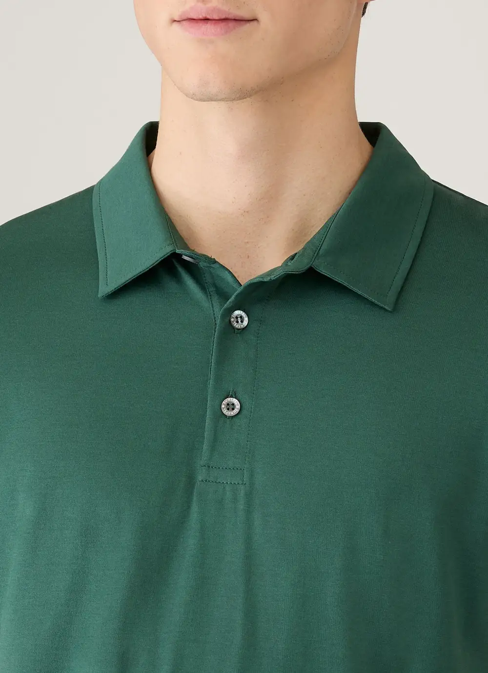 Clean Everyday Regular Fit Cotton Jersey Short Sleeve Polo Shirt