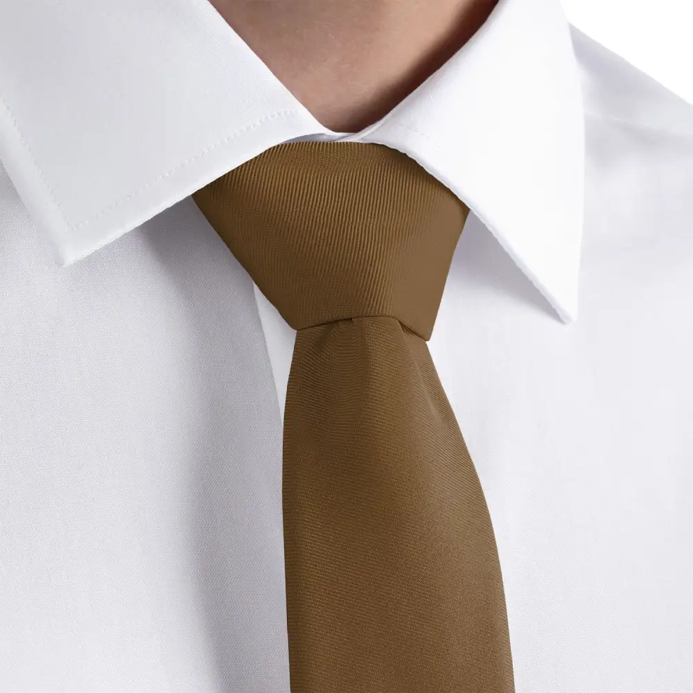 Elegant Solid Expression Necktie
